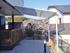 雨除け屋根 YKKソラリア1階 積雪50cm対応