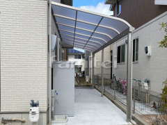 雨除けテラス屋根 物置