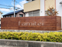 木製調目隠しフェンス お庭の門扉
