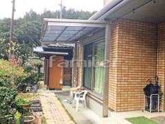 洗濯干し屋根 四国独立式バリューテラス1階