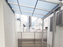 雨除け屋根 YKKソラリア1階 土間