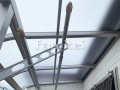 ベランダ屋根 YKKソラリアR2階
