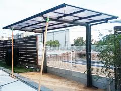 自転車バイク屋根・カーポート ネスカF・ベランダ屋根 ソラリア2階