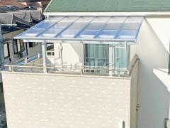 ベランダ屋根 YKKソラリア2階 積雪50cm対応