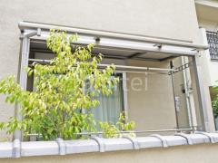 1階テラス屋根 (雨除け) LIXIL スピーネF フラット屋根 スタンダード 壁付