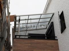 ベランダ屋根 YKKソラリアF 2階 積雪50cm対応