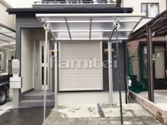 自転車バイク屋根 YKK レイナポートグランミニ 駐輪場屋根