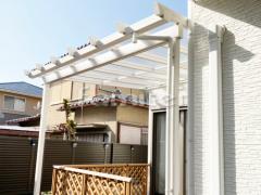 フル木製調テラス屋根 三協ナチュレ1階