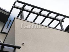 ベランダ屋根 LIXILリクシル パワーアルファRB 2階用 積雪30cm対応 R型アール屋根 物干し