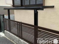 1階テラス屋根 (雨除け) YKKAP ソラリアF フラット屋根 スタンダード 壁付