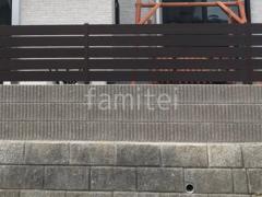 ブロック塀 (化粧ブロック) ユニソン ジャスティ 人工木・樹脂 フェンス(木調) F&F マイティウッド ベーシック極 目隠し 木調・ラティス 樹脂