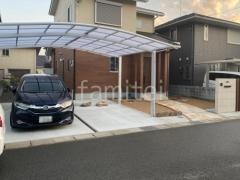 新築シンプル オープン外構