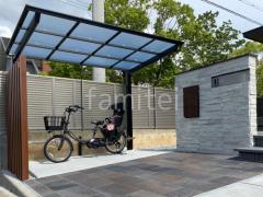 サイクルポート 自転車バイク屋根 LIXIL ネスカF フラット屋根