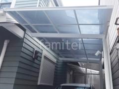 カーポート1台 (単棟) 三協アルミ セルフィ フラット屋根