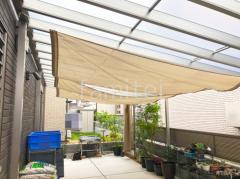 1階テラス屋根 (雨除け) YKKAP ソラリアF フラット屋根 スタンダード 壁付