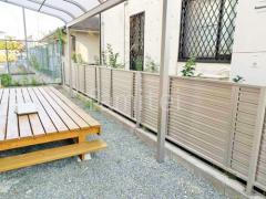 雨除け屋根 目隠しフェンス塀