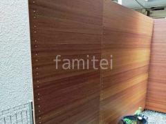 木製調目隠しフェンス塀 プランパーツ