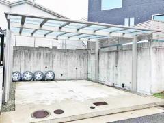 カーポート YKKエフルージュグランFIRST横2台