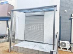 1階テラス屋根 (雨除け) LIXIL スピーネF フラット屋根 スタンダード 壁付