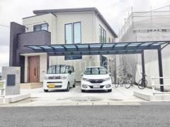 カーポート3台 (横ワイド トリプル) YKKAP エフルージュ FIRST フラット屋根