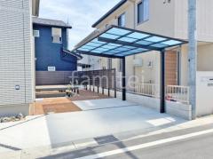 カーポート1台 (単棟) YKKAP エフルージュ FIRST フラット屋根