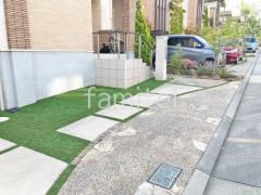 人工芝 防草シート加工 ヨシミツ毛織 リアル人工芝 35mm