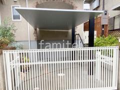 カーポート1台 跳ね上げ門扉 LIXIL