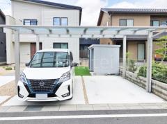 カーポート2台(ワイド) ツイン YKKAP エフルージュ FIRST フラット屋根