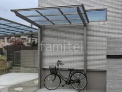 サイクルポート 自転車バイク屋根 LIXIL ネスカF フラット屋根