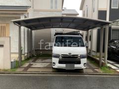 カーポート2台(ワイド) ツイン LIXIL ネスカR アール屋根