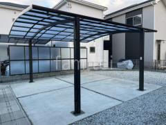 カーポート2台(ワイド) ツイン LIXIL ネスカR アール屋根