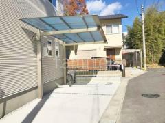 カーポート1台 (単棟) 三協アルミ ニューマイリッシュ 逆勾配 フラット屋根 前下がり屋根