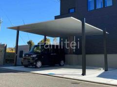 カーポート2台(ワイド) ツイン LIXIL カーポートSC フラット屋根 吊り下げ屋根