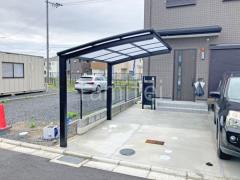 サイクルポート 自転車バイク屋根 LIXIL ネスカR アール屋根