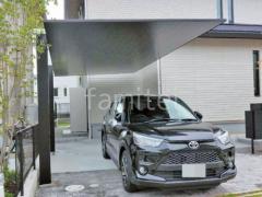カーポート1台 (単棟) LIXIL カーポートSC フラット屋根 吊り下げ屋根