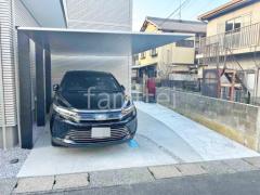 カーポート1台 (単棟) LIXIL カーポートSC フラット屋根 吊り下げ屋根