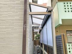 1階テラス屋根 (雨除け) LIXIL スピーネF フラット屋根 スタンダード 壁付