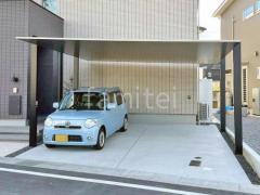 カーポート2台(ワイド) ツイン LIXIL カーポートSC フラット屋根 吊り下げ屋根