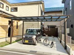 カーポート2台(ワイド) ツイン LIXIL ネスカF フラット屋根