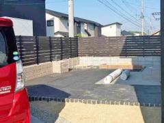 新築シンプル オープン外構