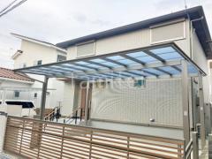 カーポート2台(ワイド) ツイン LIXIL ネスカF フラット屋根