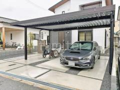 新築シンプル オープン外構