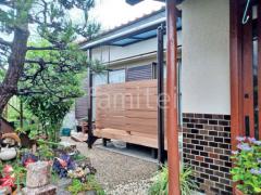 1階テラス屋根 (雨除け) YKKAP ソラリアR アール屋根 スタンダード 壁付