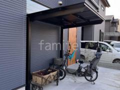 サイクルポート 自転車バイク屋根 LIXIL ネスカF ミニ フラット屋根