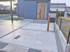 玄関アプローチ 土間コンクリート