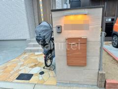 門柱 壁タイル貼り タカショー セラマイカ 宅配ボックス ユニソン ヴィコDB100