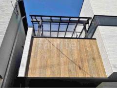 ベランダ屋根 YKKソラリア2階 積雪50cm対応