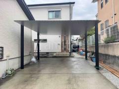 カーポート2台(ワイド) ツイン LIXIL カーポートSC フラット屋根 吊り下げ屋根