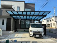 リフォームシンプル オープン外構